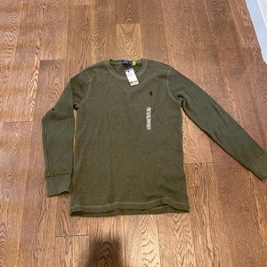 Waffle long sleeve Ralph Lauren.